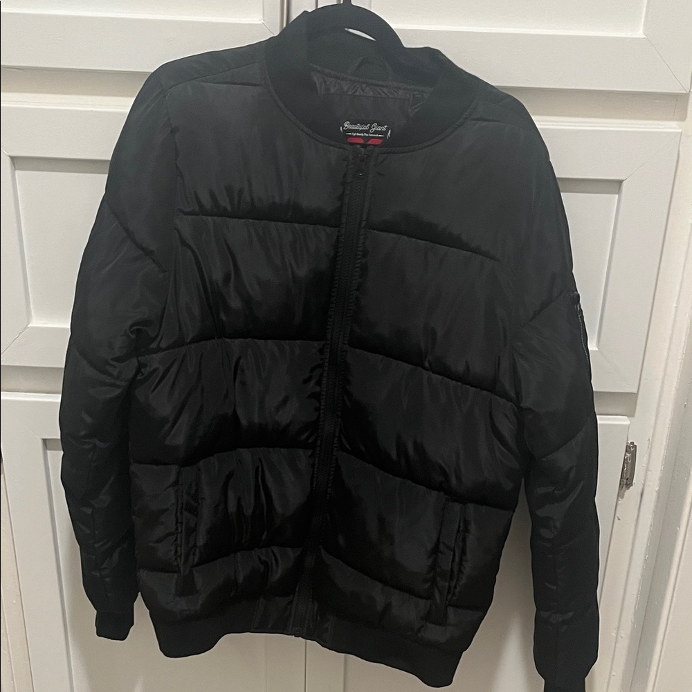 Men's Black Puffer Jacket